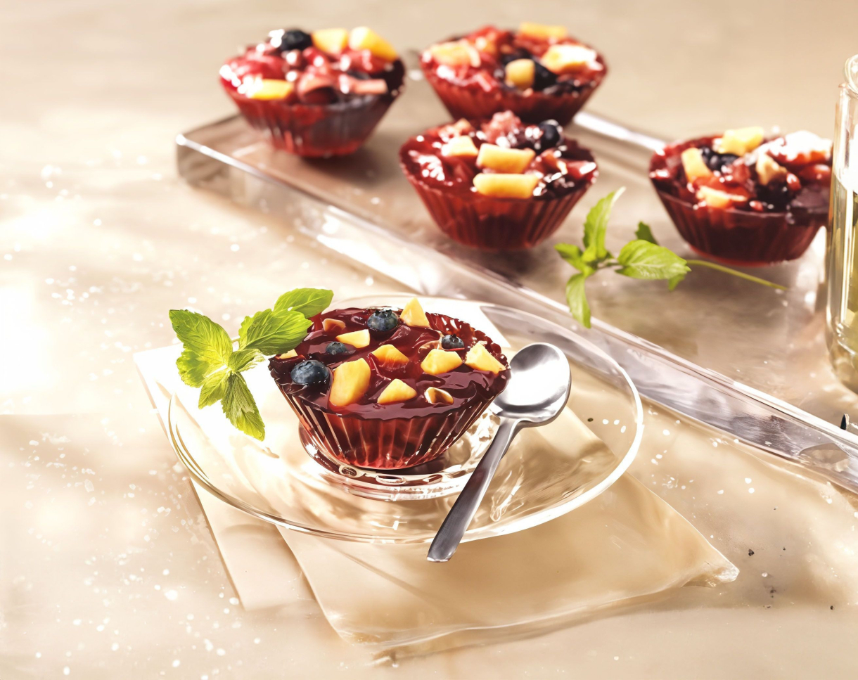 Pineapple Cherry Minis - Jelly Snack Recipe - Dole® Sunshine