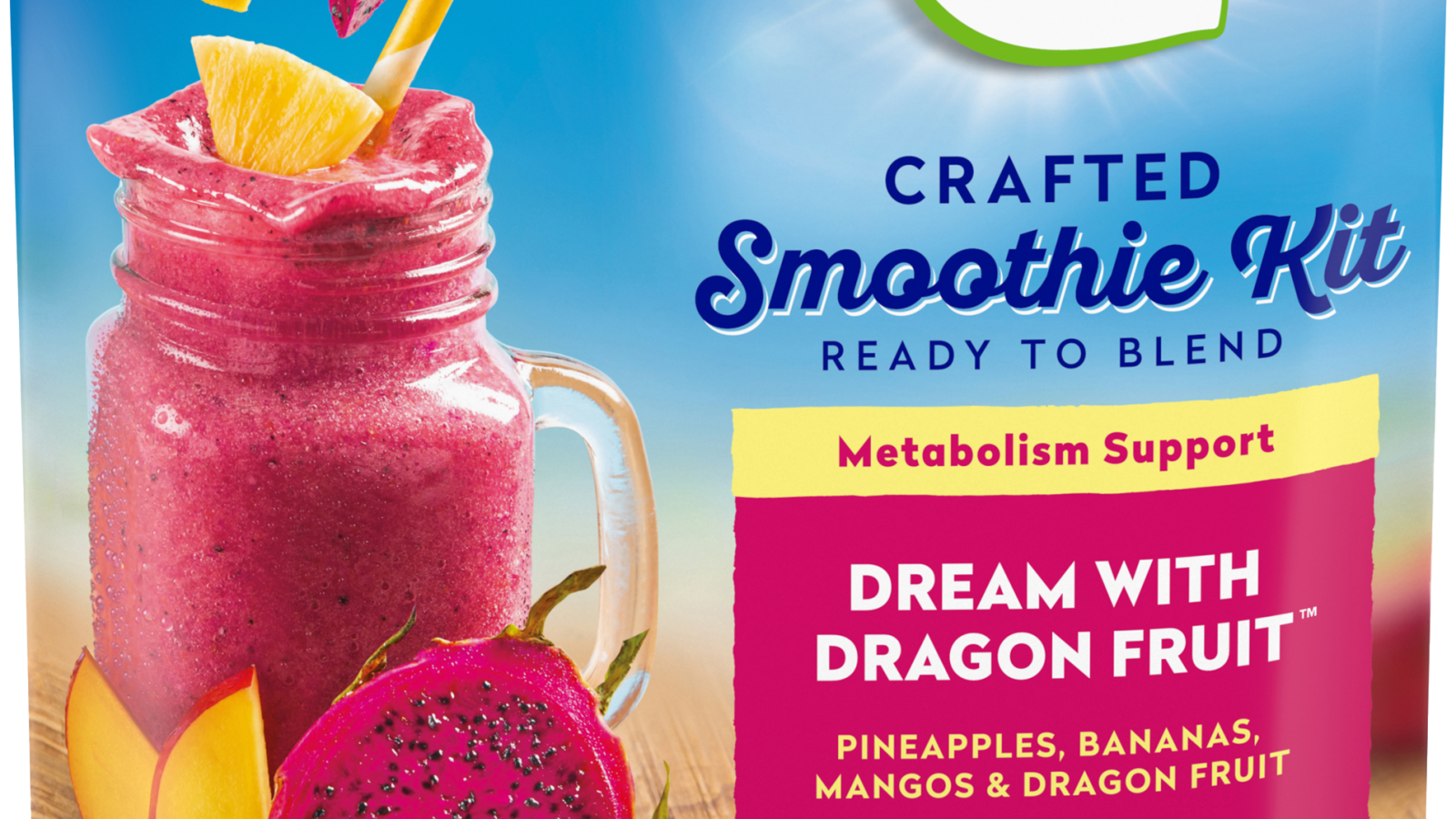 Dole® Crafted Smoothie Blends® Dream with Dragon Fruit Mix Dole