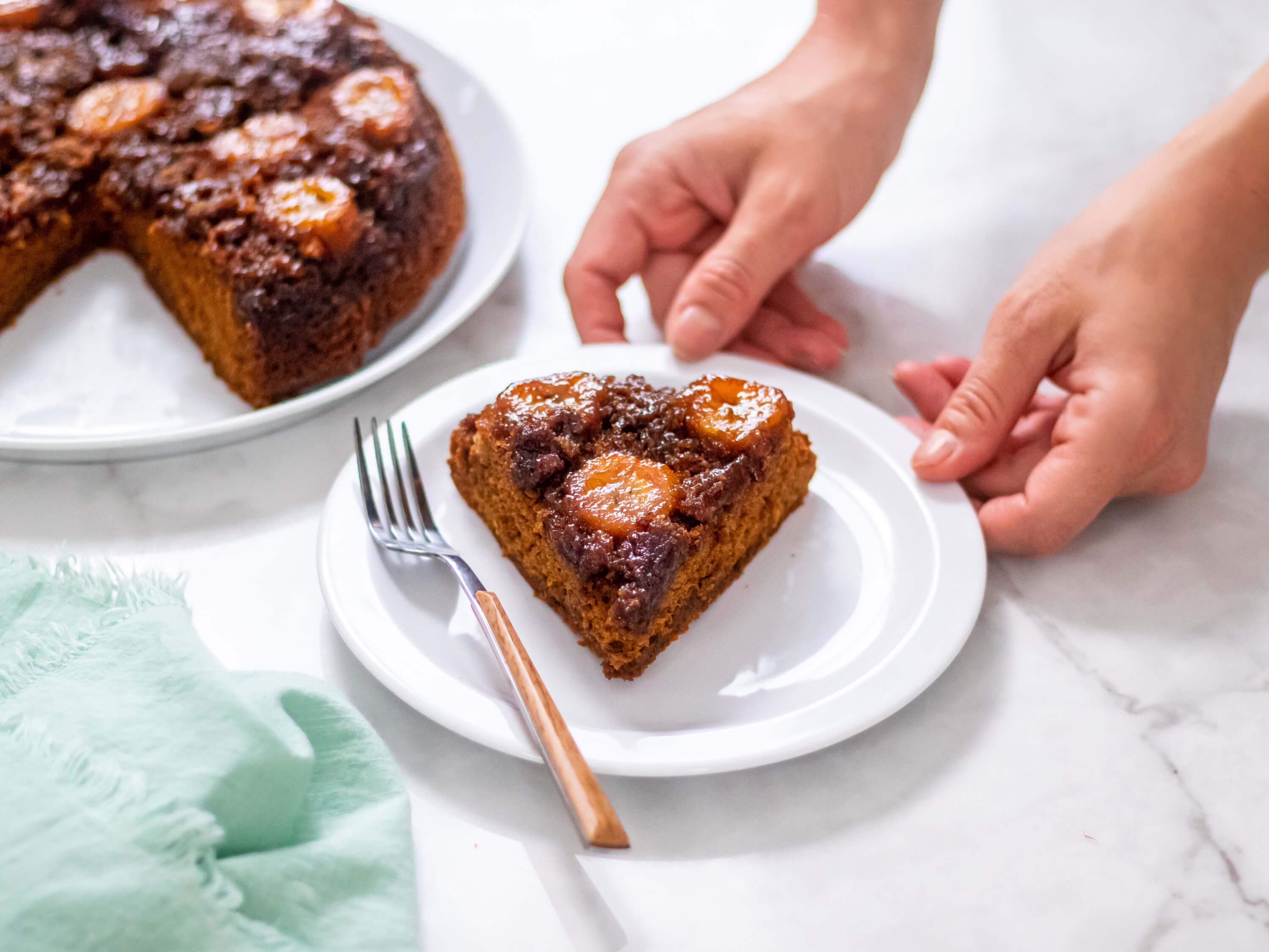 Banana Gingerbread Upside Down Cake - Dole® Sunshine