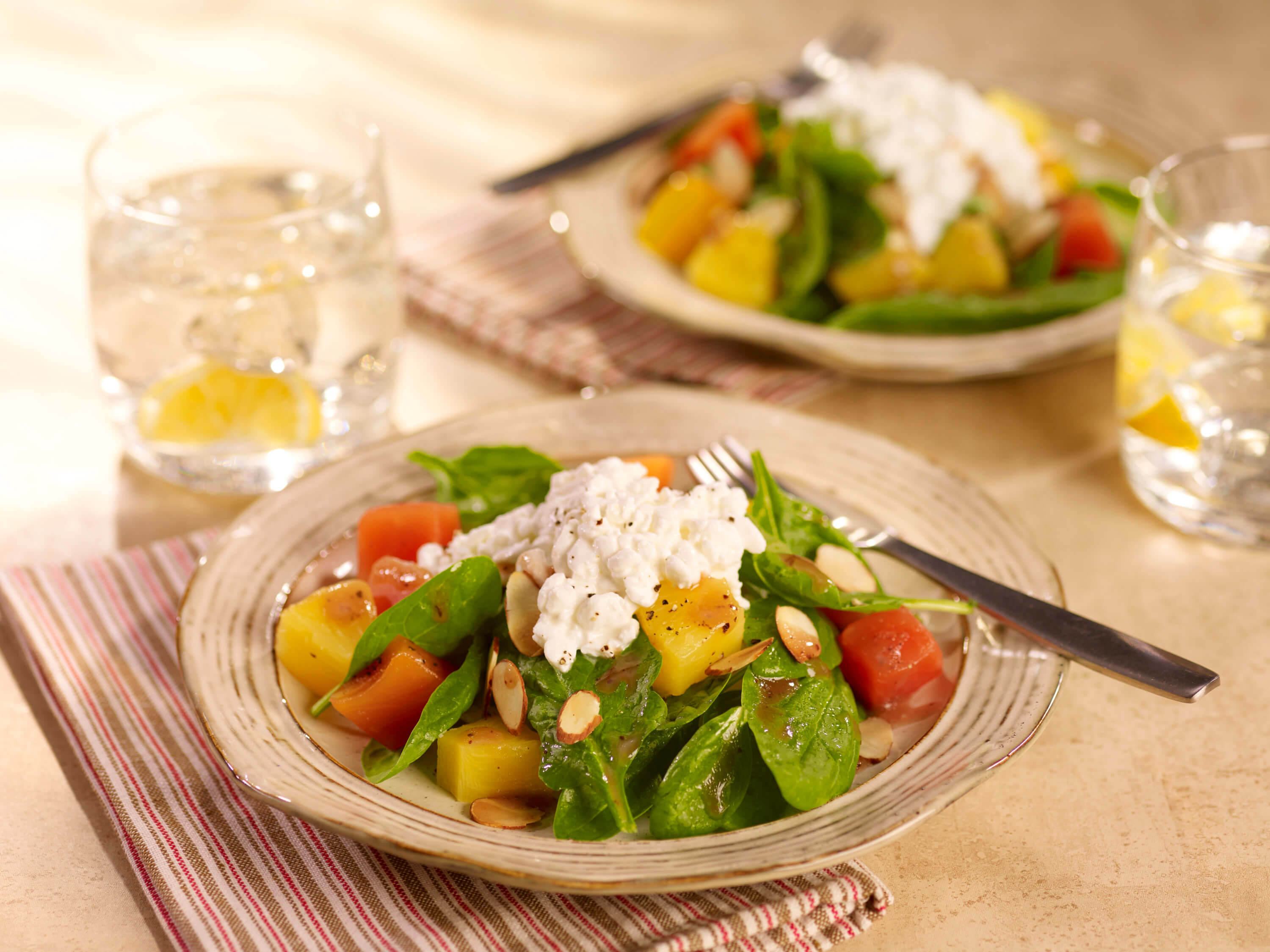 Tropical Fruit Spinach Salad Recipe - Dole® Sunshine