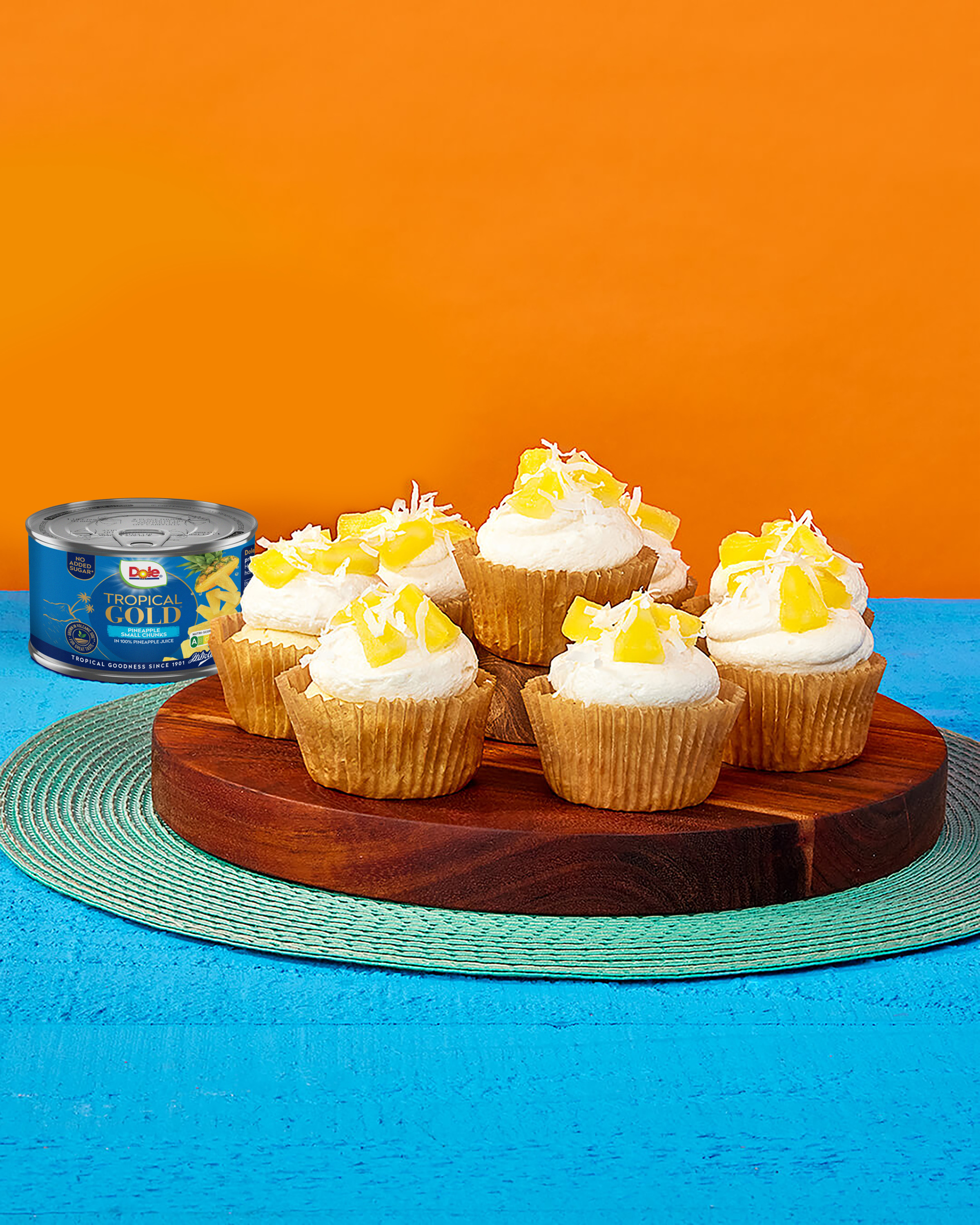 Pineapple Cupcakes - Dole® Sunshine