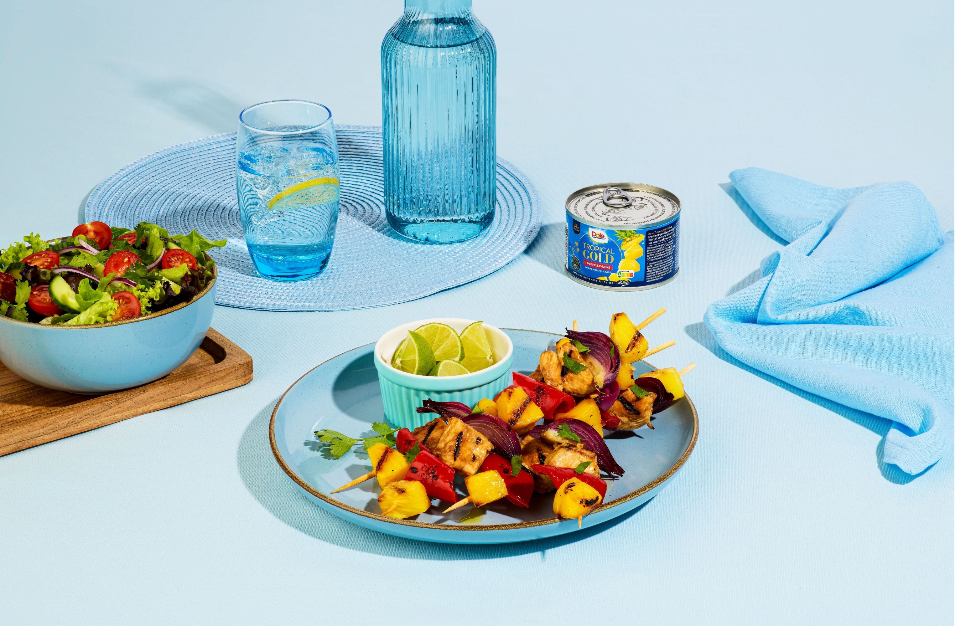 Chicken & Pineapple Skewers - Dole® Sunshine